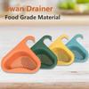 Kitchen Sink Strainer Basket Multifunctional Leftover Drain Residual Soup Slag Garbage Filter Rack Fruit Vegetable Drain Sink