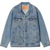 Levis American Vintage Wash Потерта Повсякденна Однобортна Джинсова Куртка з Довгим Рукавом Чоловічі куртки A5782-0080