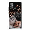 For ZTE Blade A53 Pro / A53Plus Case Lovely Soft TPU Painted Cat Silicone Cover for ZTE Blade A53 Plus Funda Coque A53Pro Shell