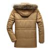 Winter Waterproof Fleece Hooded Parkas Men Solid Thick Warm Multi Pocket Safari Style Jackets Male Parka Outwear Coat Plus Size