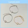 Europäischer Stil Mode Kupfer Zirkon Blume Damen Armband Mit Geometrischem Design Für Stilvolles Tragen