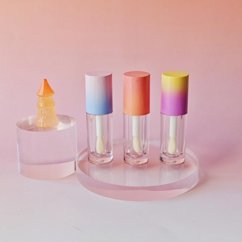 4ml DIY Lip Balm Tube Container With Cap Refillable Empty Lipstick Bottle Lip Gloss Tube Cosmetic Sample Container Package