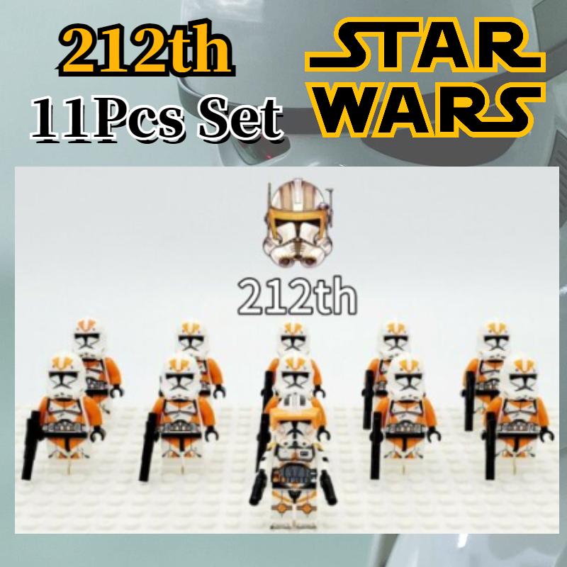 Wars Star 11 stk Clone Troopers Minifigurer Byggeklosser DIY Leker Barn Gaver