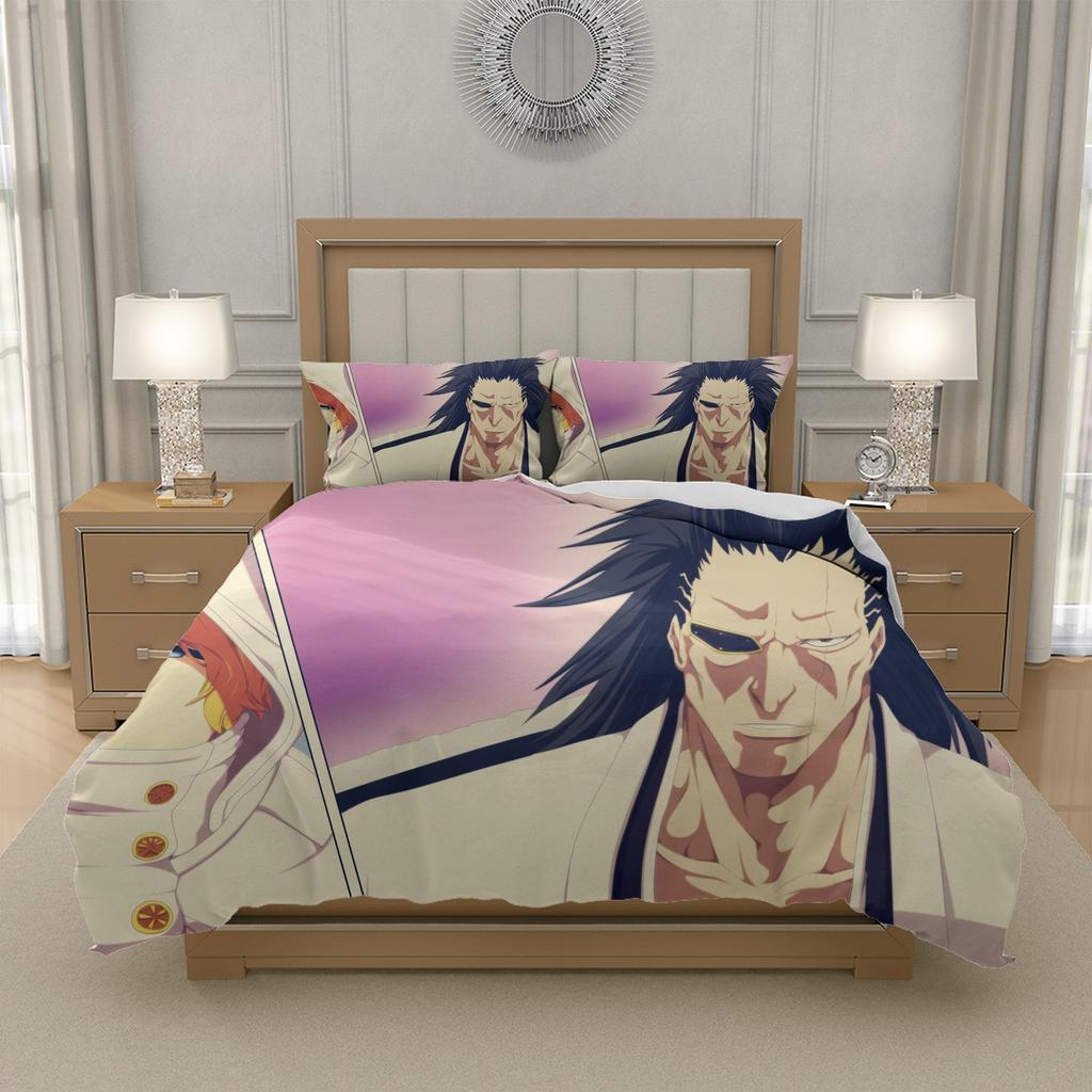 L-L D-Death N-Note Anime Comforter Cover Set Bedding Breathable Polyester Boys Girls Room Decor US Twin Full Queen King, UK Single Double King