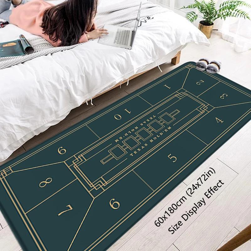 Wohnzimmer Brettspiel Tischmatte Schach Poker Teppiche Fußteppiche Eingang Fußmatte Kawaii Teppich Bodenmatten Anti-Rutsch-Matte Heimdekor 50x80cm