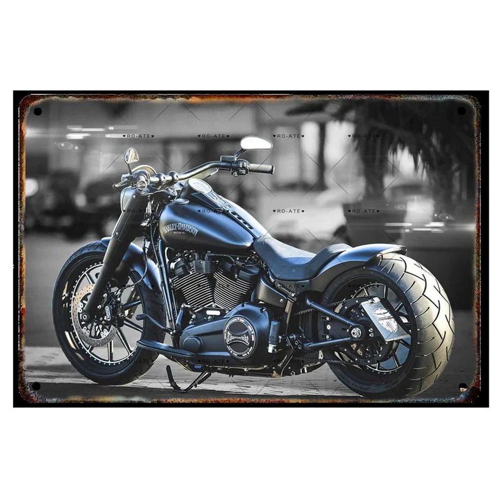 Plaque Metal Tin Signs Motorcycles Wall Decoration Vintage Art Posters Iron Painting for Man Cave Home Cafe Garage Club Bar