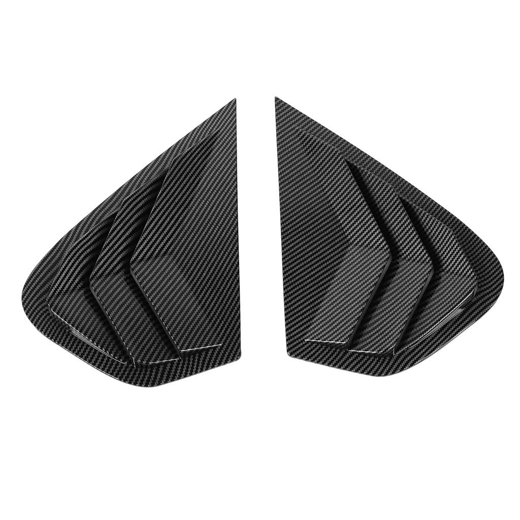 2 Pcs Rear Side Window Louver   Side Window Louvers Shutter Panel Trim for X6 E71 E72 2008 To 2014