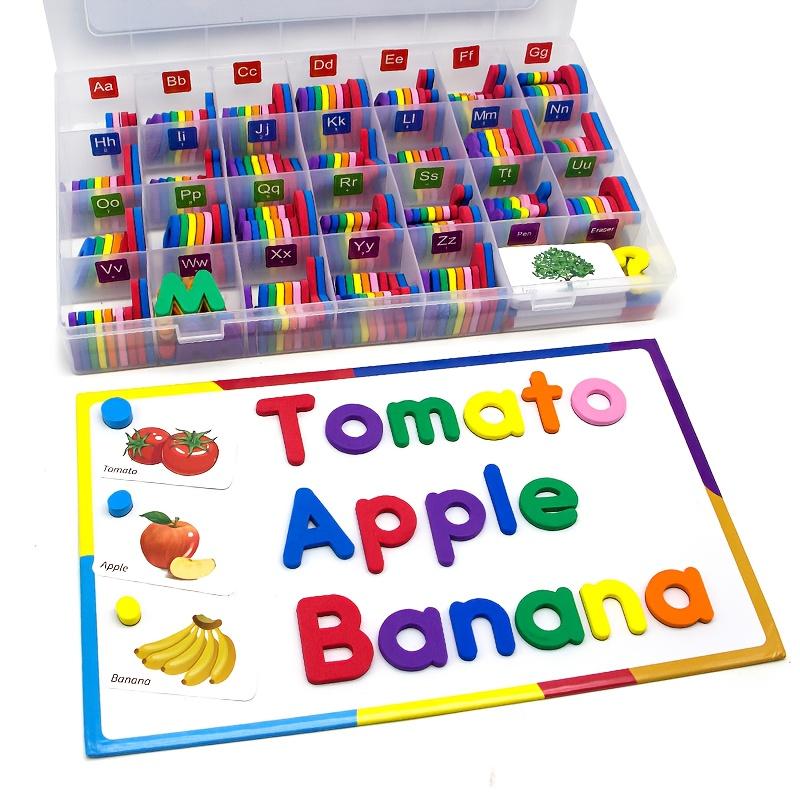 208pcs Magnetic Letter Spelling Set Teaching Tool, Helpful for Teaching and Intellectual Development, Improving Language Skills