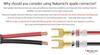 Nakamichi Excel Series 24K Gold Plated Spade Connectors 12-18 AWG 4mm for Speaker Amp Hi-Fi AV Stereo Home Theater Screw Type 16pcs 8 Pairs
