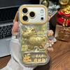 Golden Fortune Horse Applicable Apple 17 Mobile Phone Case Iphone16promax Huawei Mate 70 Honor Case