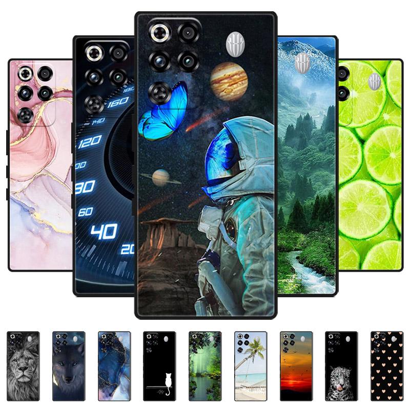 Custodia per ZTE Nubia Red Magic 11 Pro Plus, Cover Morbida in Silicone TPU Antiurto per RedMagic 11Pro 11Pro+, Guscio Protettivo