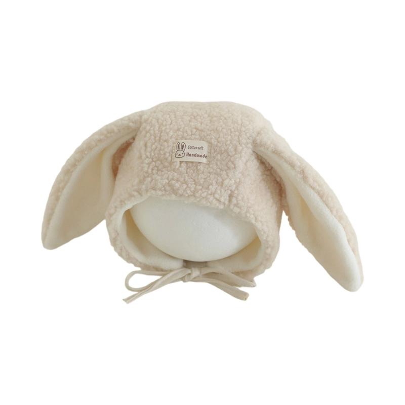 

Infant Knit Cap Fuzzy Hat Ear Protections For Outdoor Activities In Chilly Days