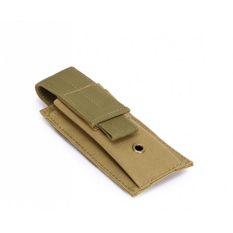 9mm Single Magazine Pouch Outdoor Molle Open Magazine Pouch for  M1911 92F Torch Pouch Triple Pack