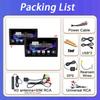 Autoradio Android 16 universel 9/10 pouces, CarPlay, Android Auto, GPS, lecteur multimédia, WiFi, écran QLED, BT 2 DIN