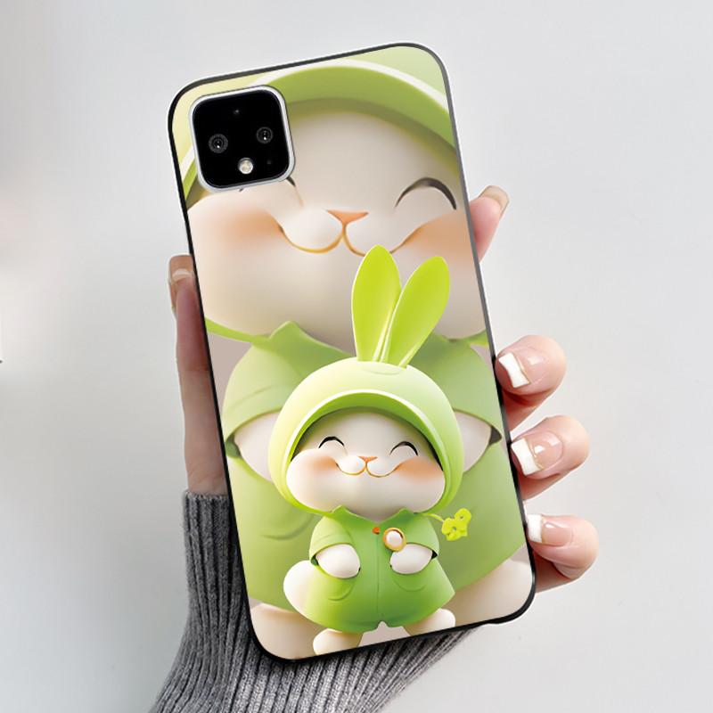 Casing For Google Pixel 4 / 4XL /4 XL Super-Thin Slim Case Aesthetic Luxury Cute Cool Boys Girls Black Matte Soft Silicone Cover