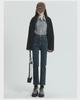 Women's Blue-Gray Slim Cigarette Jeans - High Waist, Nine-Point Length, Spring & Autumn 2023 Collection, Small Sizes