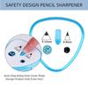 Tenwin dual hole electric pencil sharpener semi-automatic coarse and fine two hole pencil sharpener machine Battery Not Include