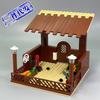 Animal Farm Building Blocks Set: Sheepfold, Cow Shed, Stable, Pigsty DIY Toy Assembly