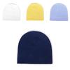 Knitted Hat For Women With Stretchy Polyester Fabric Fall Casual Fashion Accessory For Winter Season
