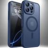 Translucent Magnetic Frosted Matte Phone Case For iPhone 17 Air 16 15 14 Plus 13 12 11 Pro Max For Magsafe Wireless Charge Cover