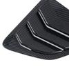 Car Accessories ABS Carbon Fiber Rear Side Window Louvers Shutters Blinds Cover Trim For Nissan Rogue X-Trail T32 2014-2017-