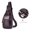 Genuine Leather Crossbody Bag, Retro Cowhide Men's Front Shoulder Bag
