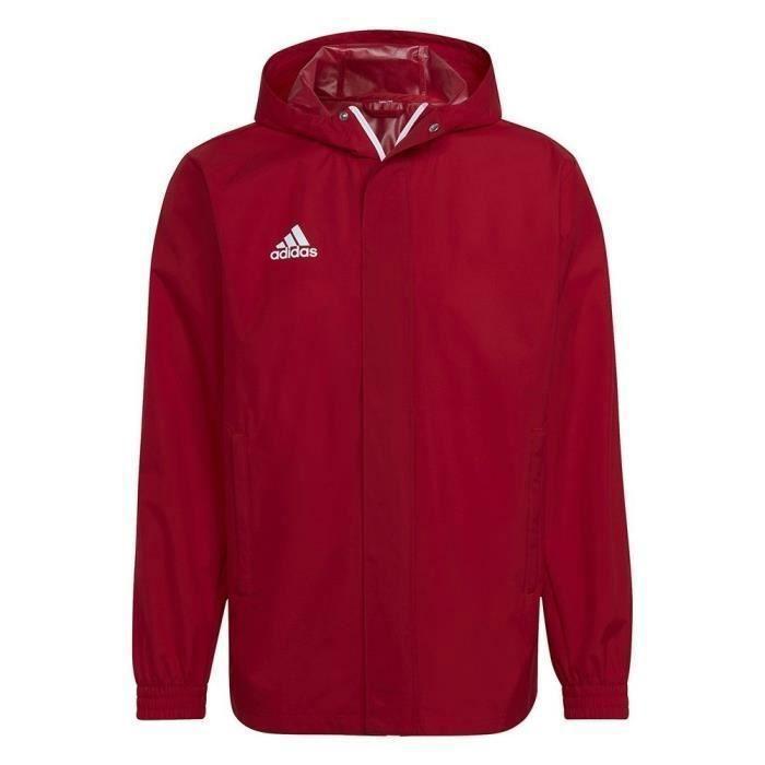 Veste - ADIDAS - Entrada 22 - All Weather - Rouge - Homme - Adulte