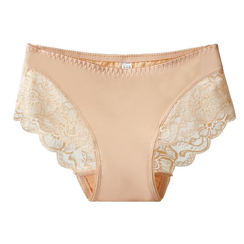 Lady Summer Sexy Lace Hollow Out No Trace Breathable in Low Thong Underwear