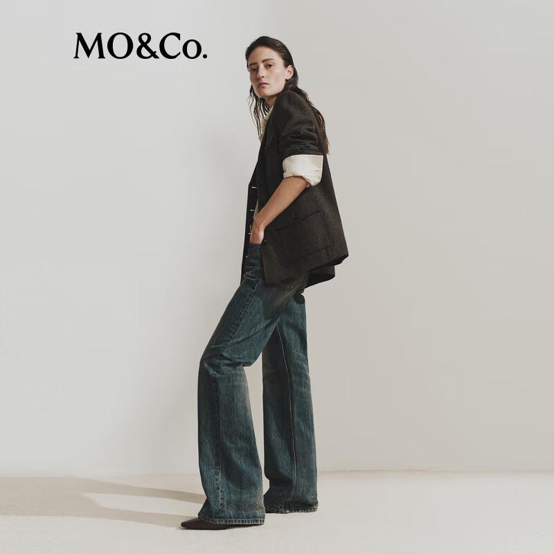 MO&Co. Wool Suit Collar Coat