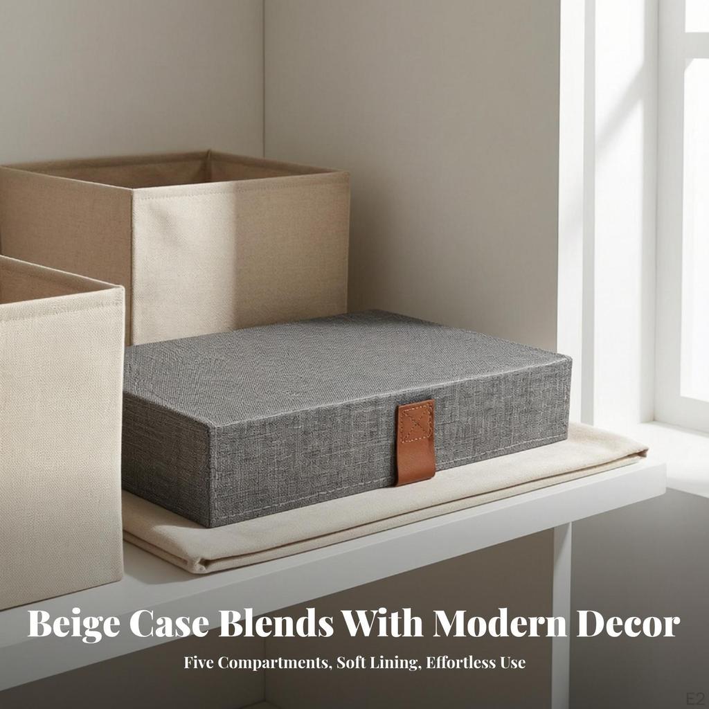 ScratchResistant Eyewear Display Case | Soft SuedeLike Lining, Storage Box with Closure
