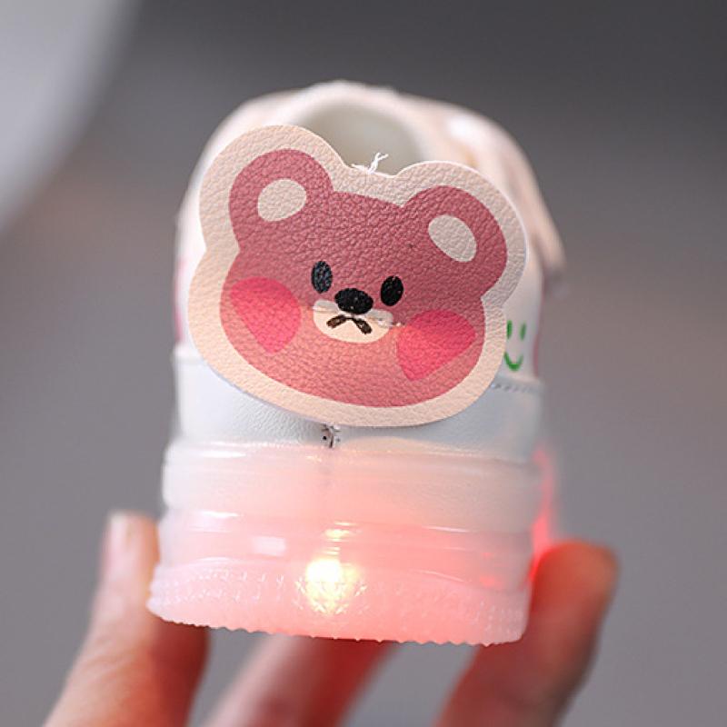 Twinflames Boy Shoes Board Baby Girls Light Shoes Toddler Shoes Baby Soft Sol Little White Shoes