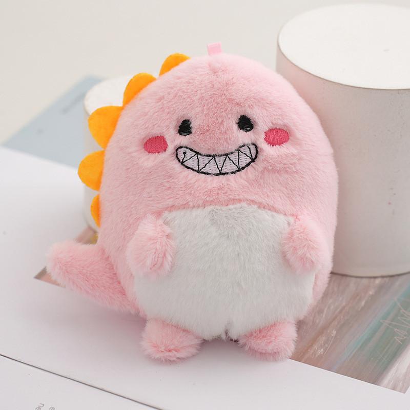 Adorable Cartoon Dinosaur Plush Keychain Cute Bag Decoration Stuffed Dinosaur Gift Wholesale