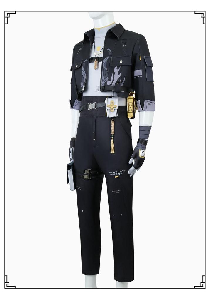Ming Chao Men's Lion Dance Wanderer Cosplay Costume - National Style, Two-Dimensional Dynamic