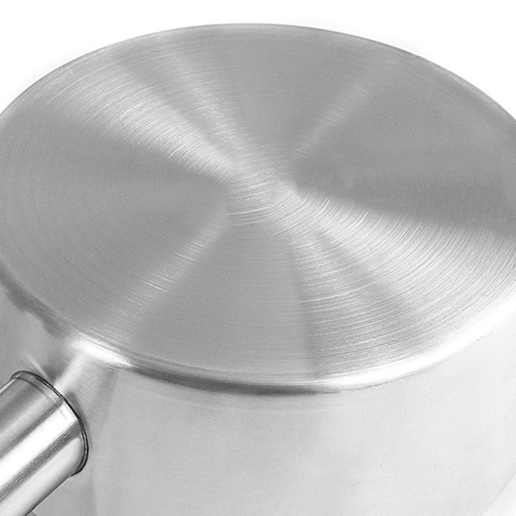 Stainless Steel Saucepan with Handle Multipurpose Nonstick Handheld Sauce Pan Cooking Pot for Induction Cooker Gas