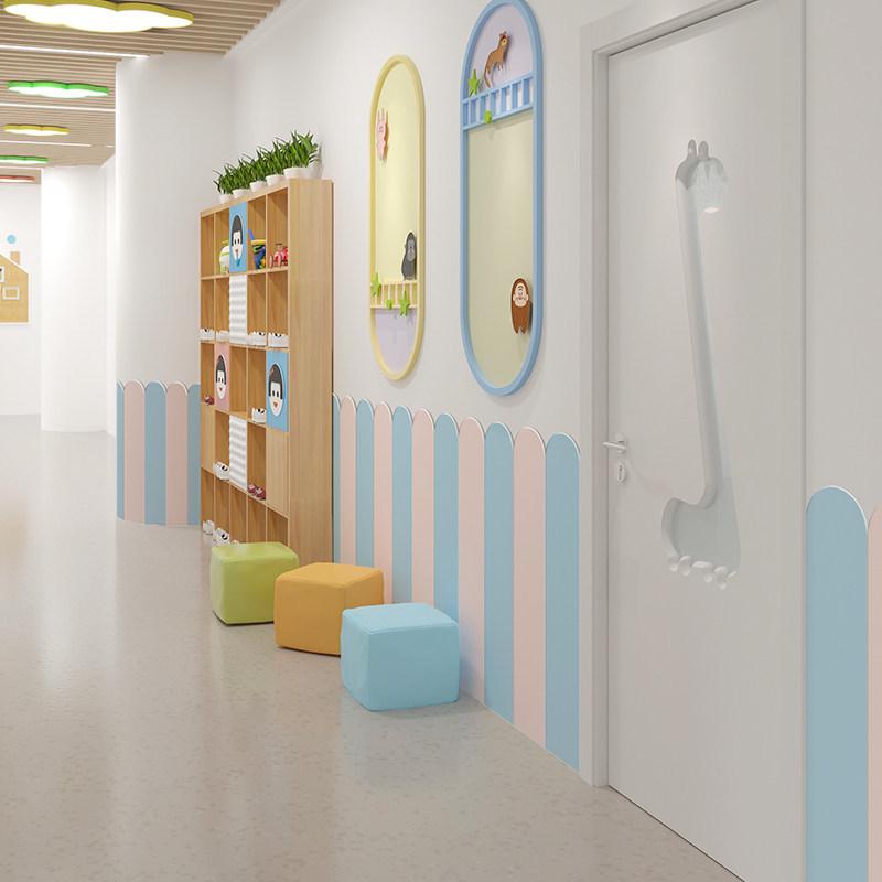 3D Zachte Zelfklevende Muurplint Stootkussen voor Kinderkamers