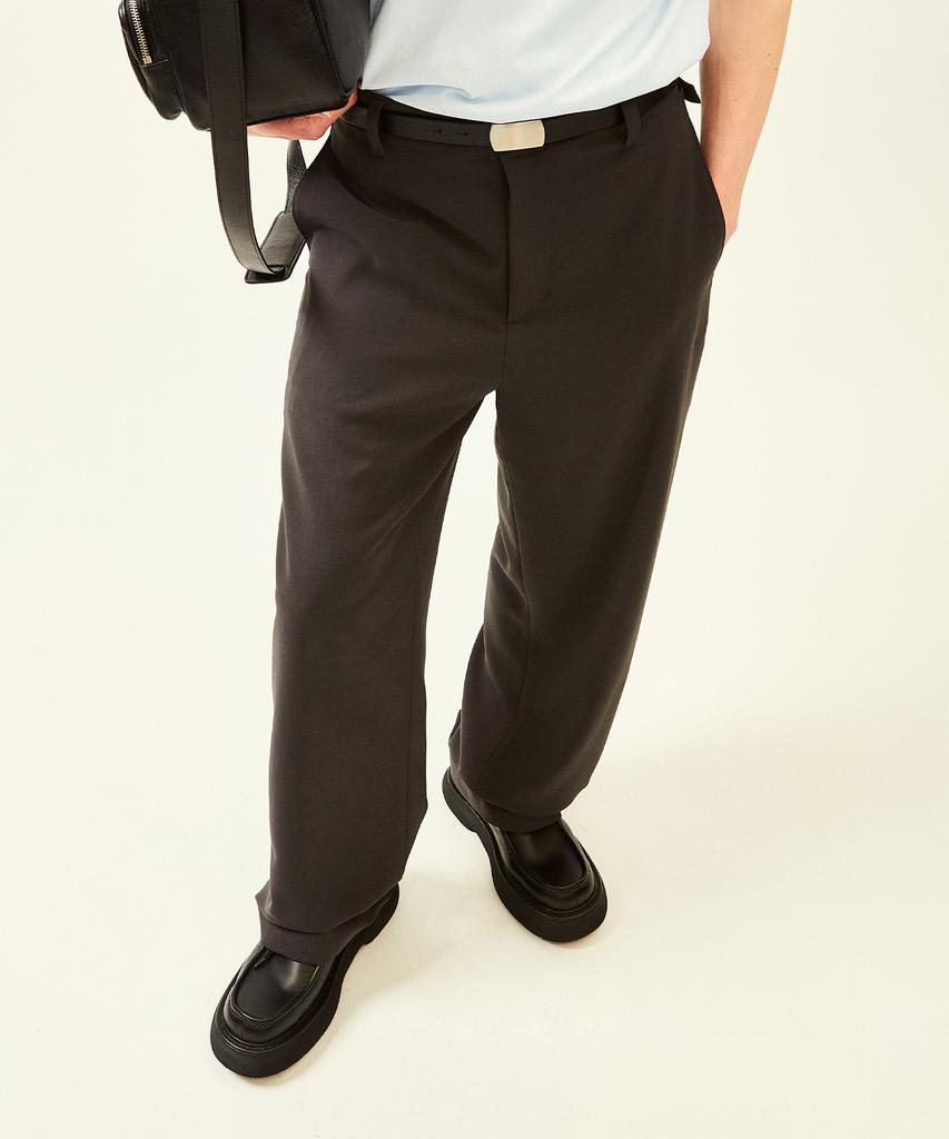 LABELARCHIVE Floyd Soft Touch Relaxed-Fit Pants Charcoal