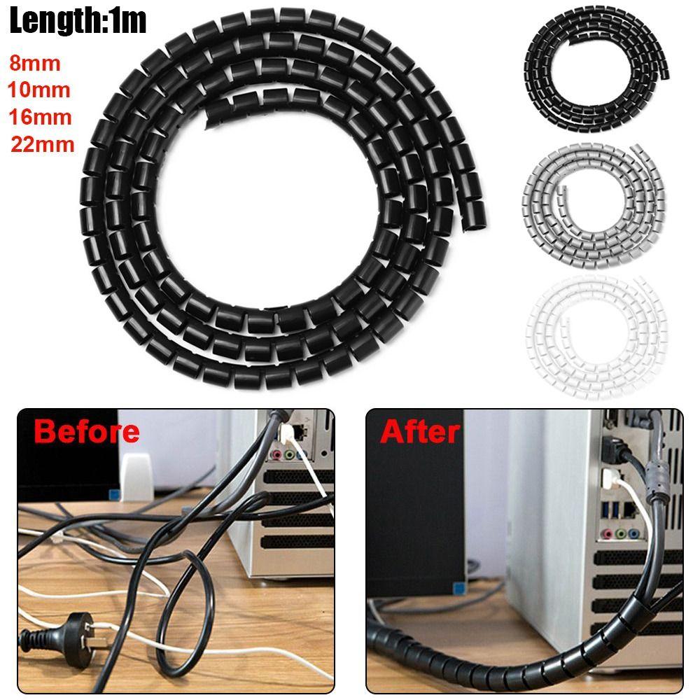 Flexible Wire Protector 8/10/16/22mm Wire Organizer New Cable Sleeves