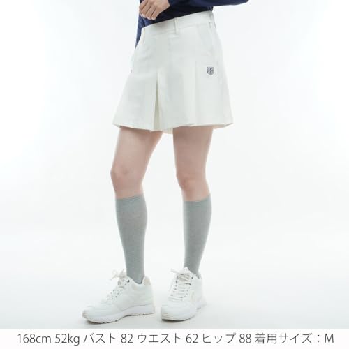 Admiral Golf Women's Box Pleat 4-Way Culottes, White