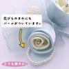 Soft Pearl Ball Corsage Brooch Pin with Clip Formal Entrance Ceremony Graduation Ceremony Wedding Special Occasion [Crane's Collection] (White)