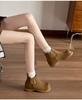 Retro Round Head Versatile Thick-soled Chelsea Boots Women's 2025 Spring New Temperament Spice Girl Martin Boots Chimney Short Bare Boots