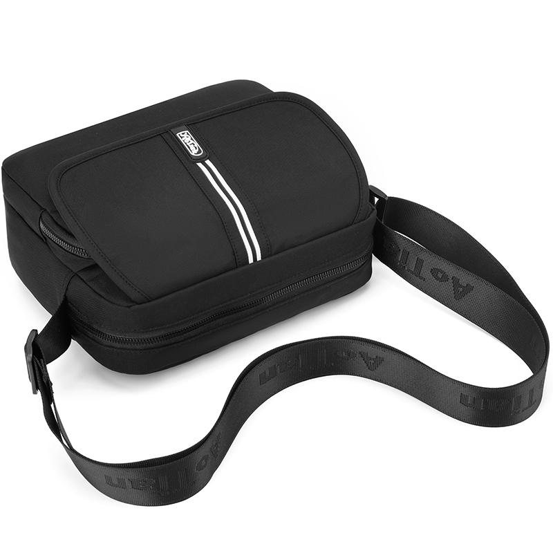 Men's Oxford Bag Multi-Layer Shoulder Crossbody Bag
