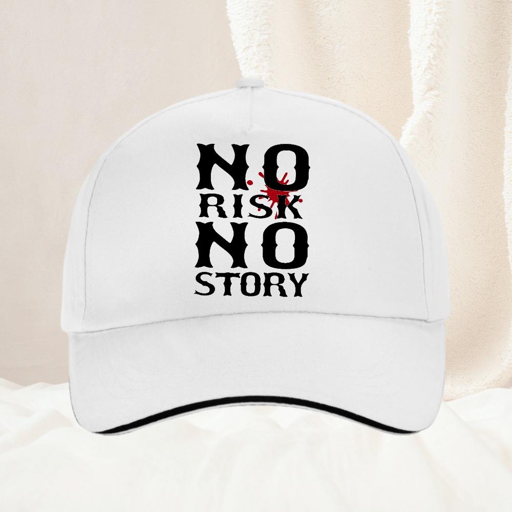 no risk no story Unisex Baseball Caps Spring and Autumn Outdoor Adjustable Casual Hats Unisex Women Golf Snapback hat