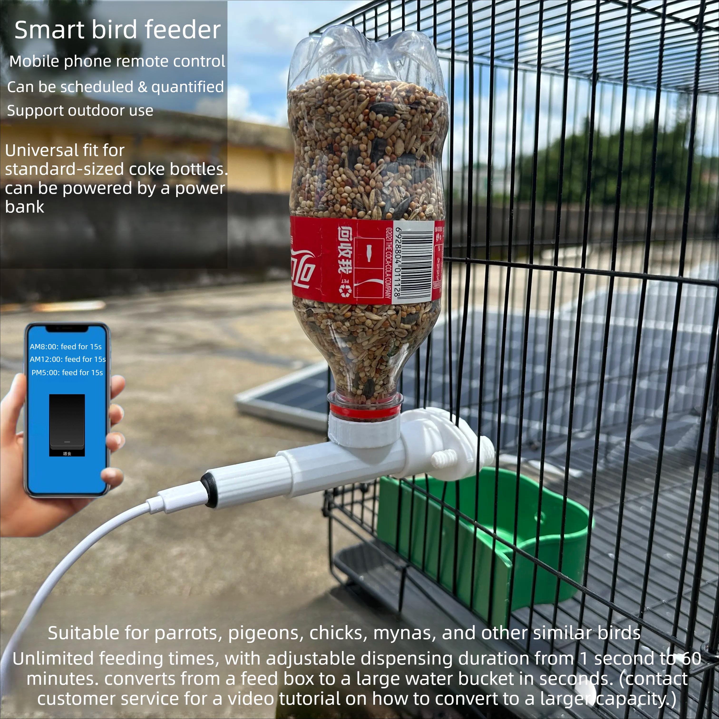 Parrot bird feeder mobile phone control