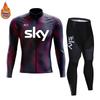2026 Winter Warm Cycling Clothing Set  Thermal Fleece Cycling Jersey Men's Mtb Clothing Man Blouse Uniform Bicycle Clothes Complete Set
