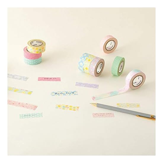 MARK'S Masking Tape for Water-Based Pens, Small Roll "maste" Dot Blue MST-FA12-A