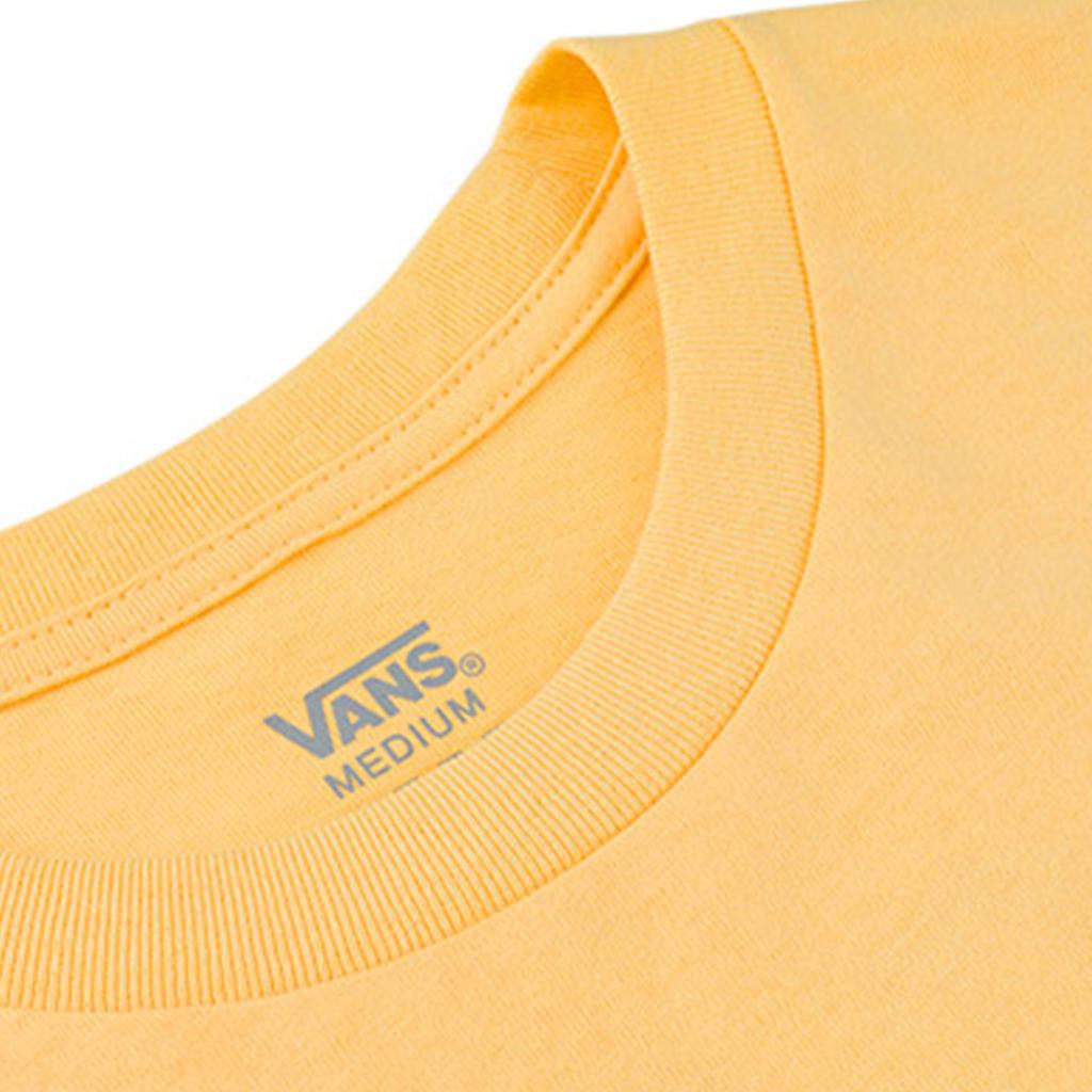 Vans American Retro Cartoon Letter Fun Print Casual Short Sleeve T-Shirt Women Tops Lemon-Yellow VN0A5H7AYE6
