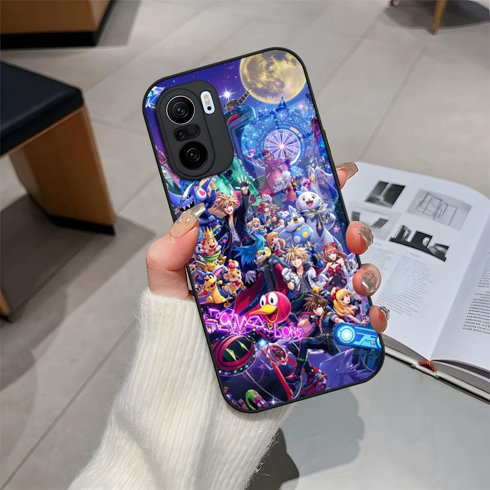 

Kingdom Hearts Phone Case Glass For Xiaomi 15 14 12 Lite 13 Pro 11t Lite POCO M5 X6 M6 X5 X3 NFC F5 F6 Pro Cover Xiaomi 13 Pro