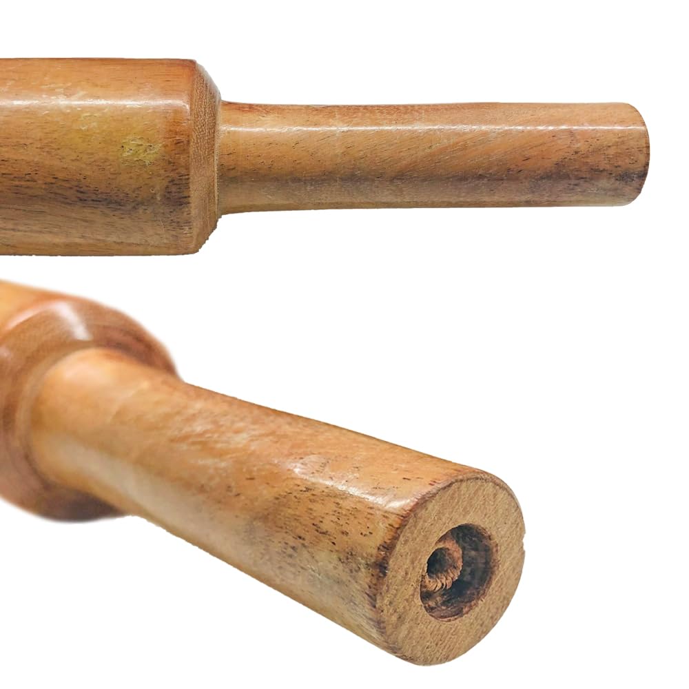 RSINC Bester Fertig-Holz-Nudelholz | Belan für Roti, Chapati, Paratha & Puri - Traditionelles Küchenwerkzeug | Langlebig & Einfach zu Bedienen | Roti-Ausrollen