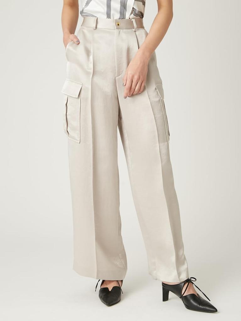 FRAY Satin Cargo-Hose FWFP254135 LBEG 1 I.D.