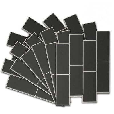Sticker Mural Universel DIY Imperméable Auto-Adhésif Décoration de Maison Amovible Carrelage Métro Art Mural Salle de Bain